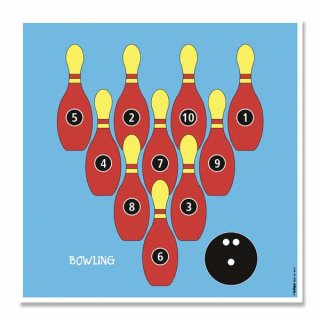 Bowling 42cm x 42cm